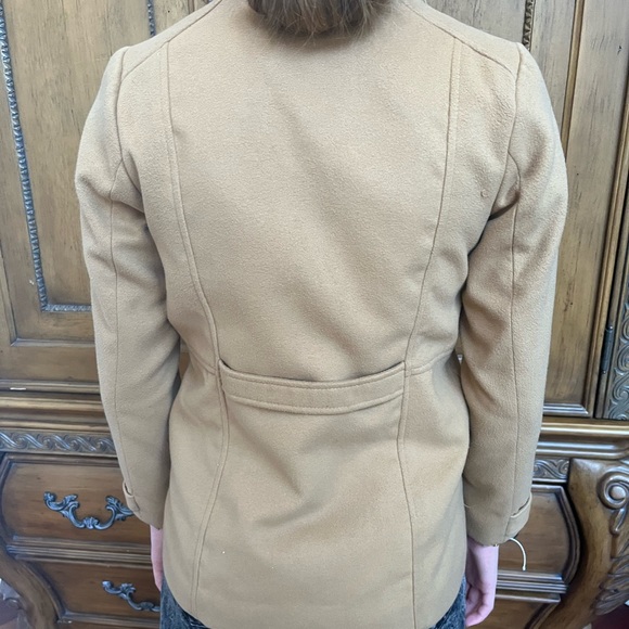Forever 21 Girls Brown Peacoat - Picture 3 of 4